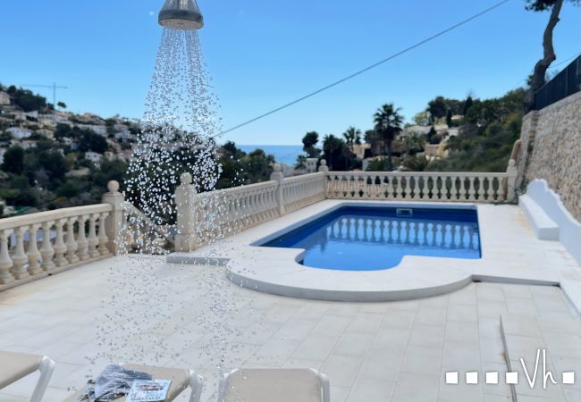 Villa en Benissa - Fantástica villa con piscina y vistas al mar, ALOSA