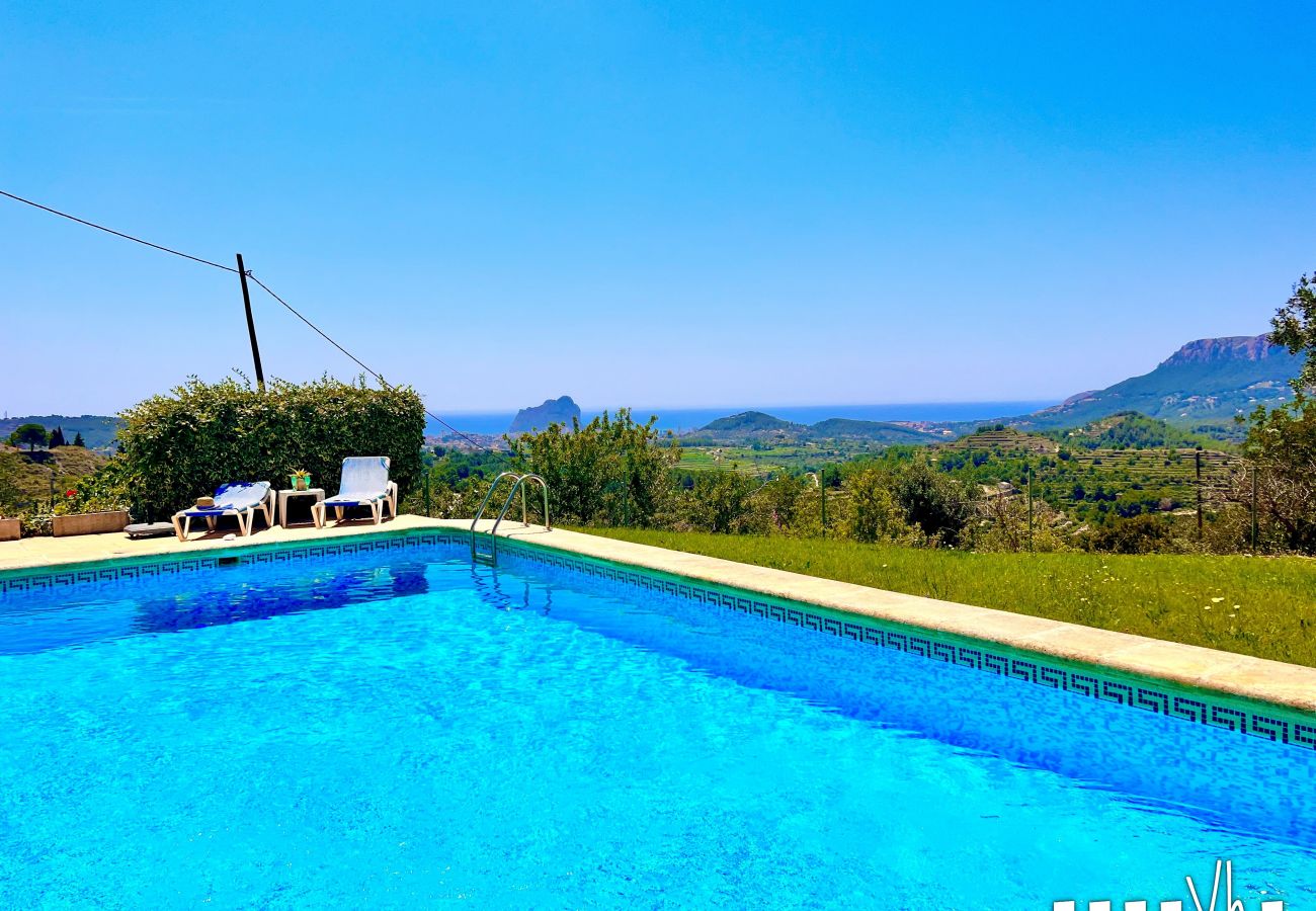 Villa en Benissa - CASA MAMET - Preciosa villa con capacidad para 10 personas con piscina privada y vistas al mar en Benissa. 