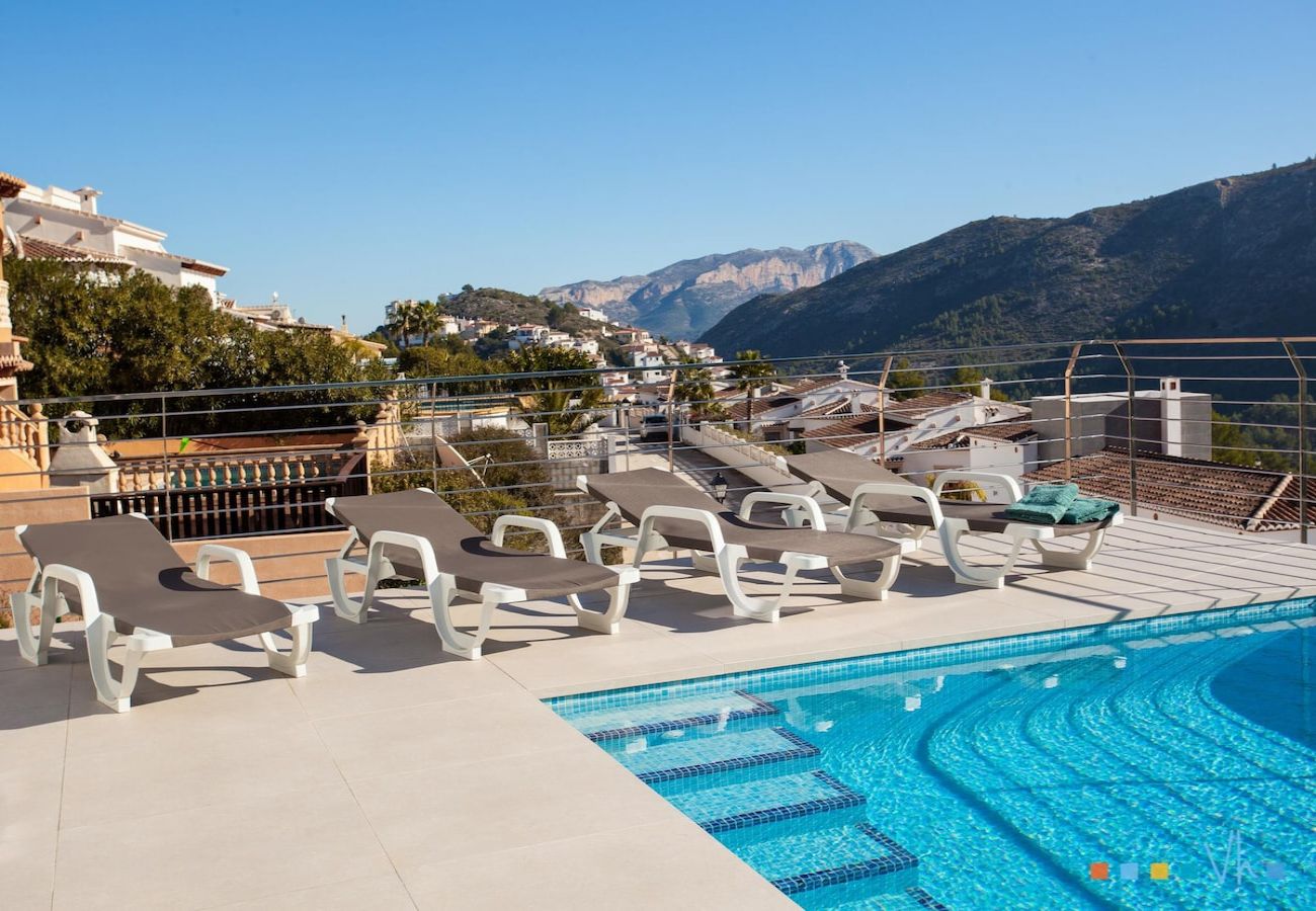 Villa en Pedreguer - CASA AMELIA - espectacular villa moderna para 6 personas con vistas a la montaña 
