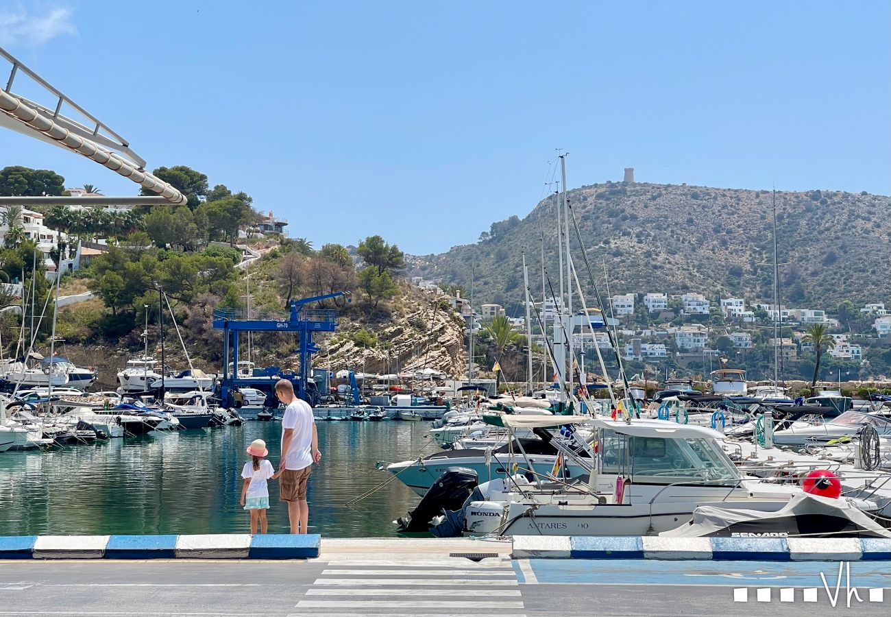 Apartamento en Moraira - Apartamento MILOS en Moraira – Para 4 personas, 200 m del mar y terraza.