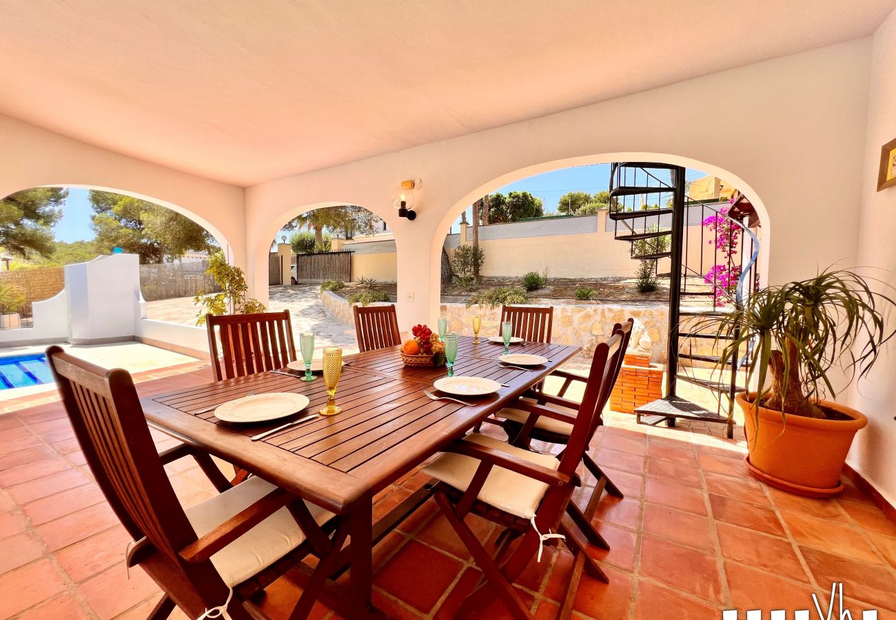 Villa en Moraira - CARMEN - Villa rústica con piscina privada a 800 m de la playa El Portet Moraira 