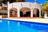 Villa en Moraira - Villa CARMEN en Moraira – Estilo rústico con piscina privada, a 800 m de Playa El Portet, 4 dormitorios, aire acondicionado y wifi Villa en Moraira - Villa CARMEN en Moraira – Estilo rústico con piscina privada, a 800 m de Playa El Portet, 4 dormitorios, aire acondicionado y wifi