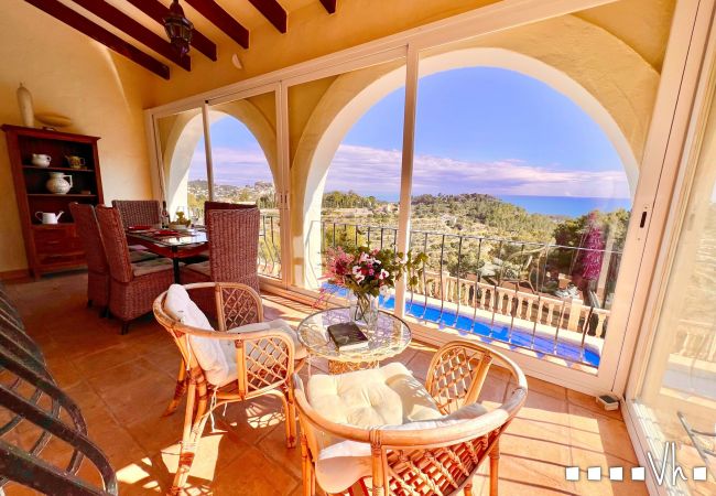 Villa en Benissa - EL HORIZONTE - Preciosa villa para 4 personas con vistas al mar en Benissa 