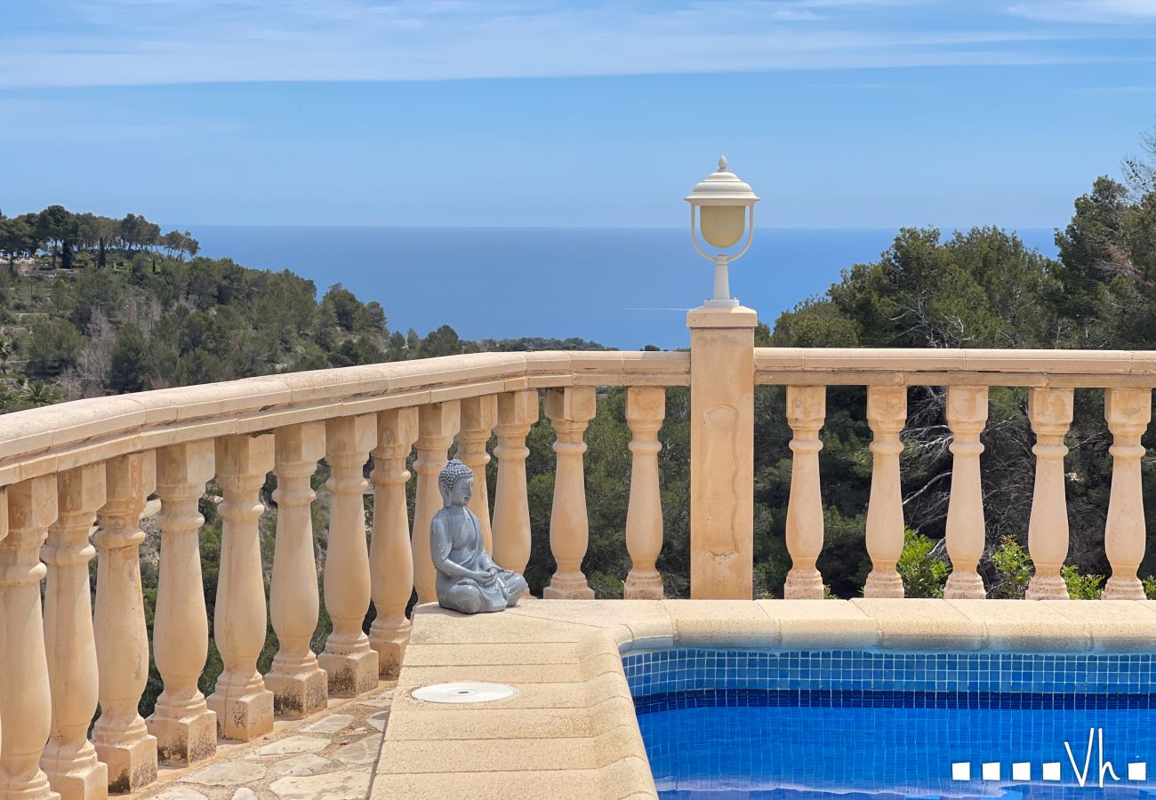 Villa en Benissa - EL HORIZONTE - Preciosa villa para 4 personas con vistas al mar en Benissa 