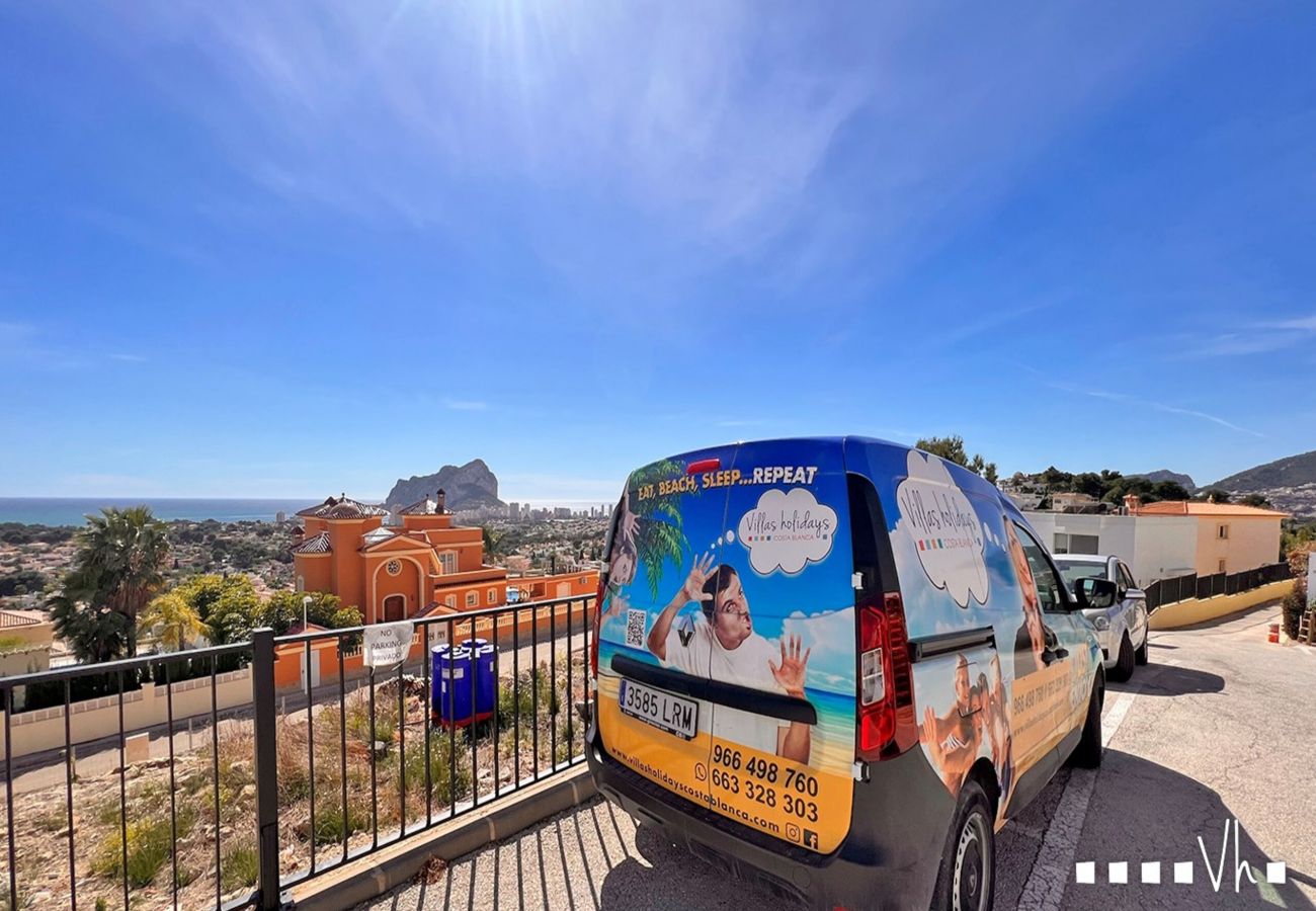 Casa adosada en Calpe - BLAU CEL - Acogedor bungalow con fantásticas vistas