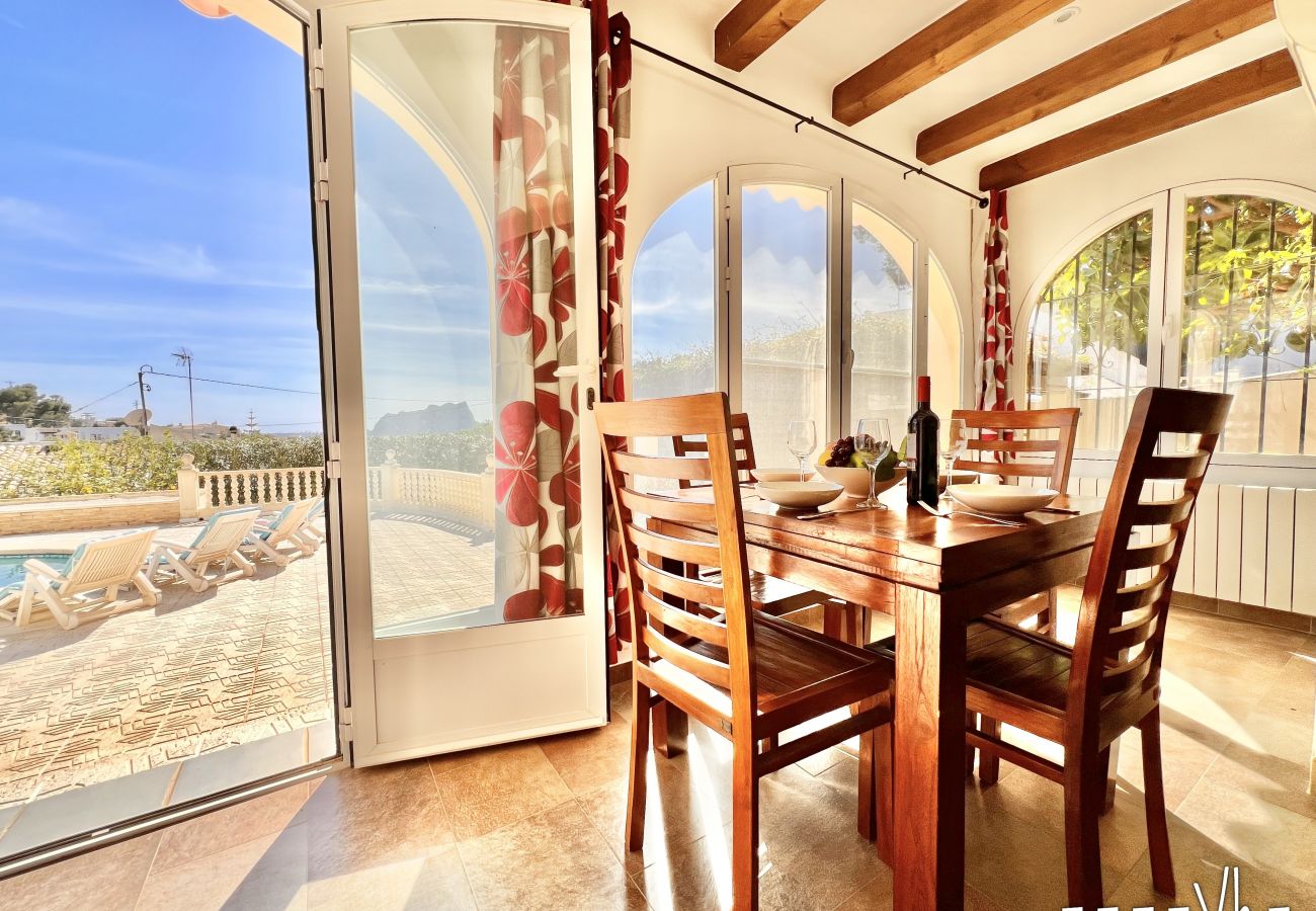 Villa en Benissa - PARAISO - Preciosa villa con vistas al mar