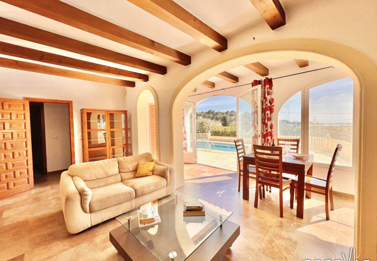Villa en Benissa - PARAISO - Preciosa villa con vistas al mar