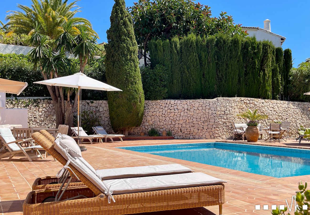 Villa en Benissa - Villa en Benissa con piscina privada para 8 personas | alquiler vacacional costa blanca - ALELUYA