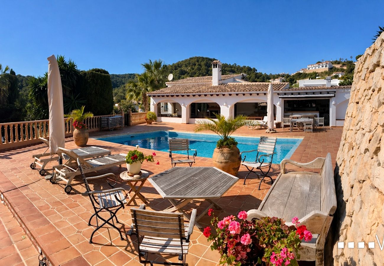 Villa en Benissa - Villa en Benissa con piscina privada para 8 personas | alquiler vacacional costa blanca - ALELUYA