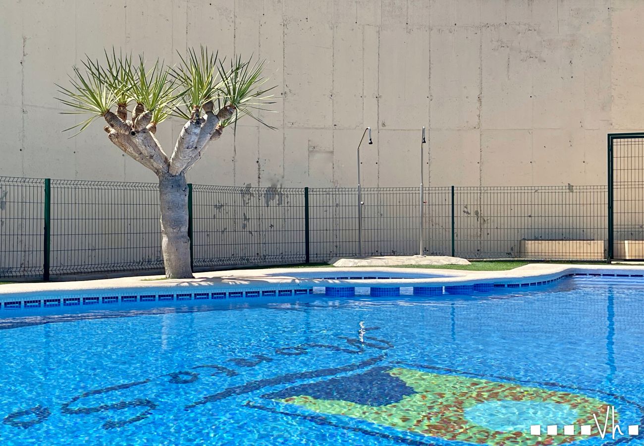 Doppelhaushälfte in Calpe / Calp - Reihenhaus MARYVILLA in Calpe &ndash; 3 Schlafzimmer, Meerblick, 2 Terrassen, Grill, Klimaanlage und WLAN