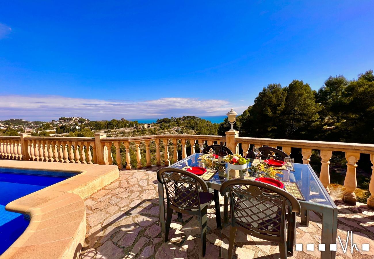 Villa in Benissa - EL HORIZONTE - Schöne Villa für 4 Personen mit Meerblick in Benissa 