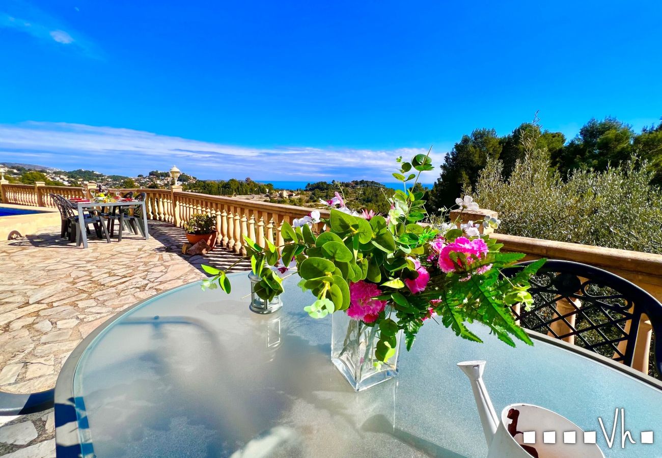 Villa in Benissa - EL HORIZONTE - Schöne Villa für 4 Personen mit Meerblick in Benissa 