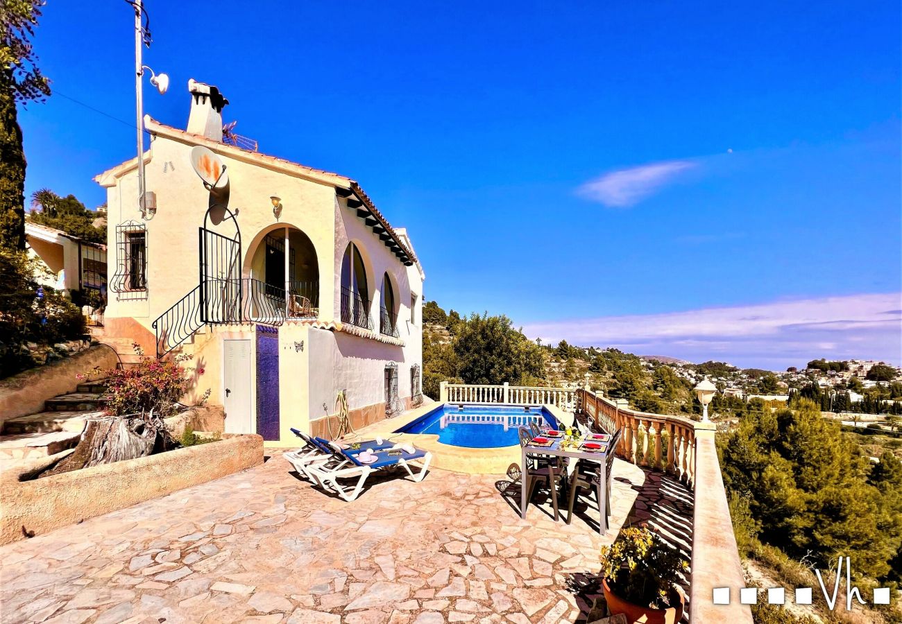 Villa in Benissa - EL HORIZONTE - Schöne Villa für 4 Personen mit Meerblick in Benissa 