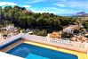 Villa in Moraira - Villa CHAMPY in Moraira – Meerblick, privater Pool, 2 Schlafzimmer, Klimaanlage und WLAN