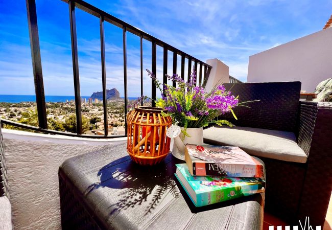 Ferienwohnung in Calpe / Calp - ABANTOS - Schöner Ferienwohnung mit fantastischem Blick auf den Peñon de Ifach