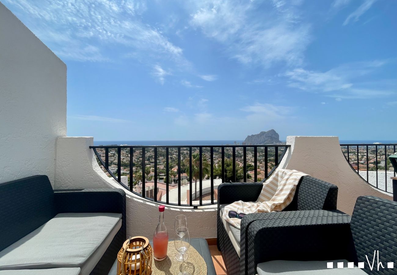 Ferienwohnung in Calpe / Calp - ABANTOS - Schöner Ferienwohnung mit fantastischem Blick auf den Peñon de Ifach
