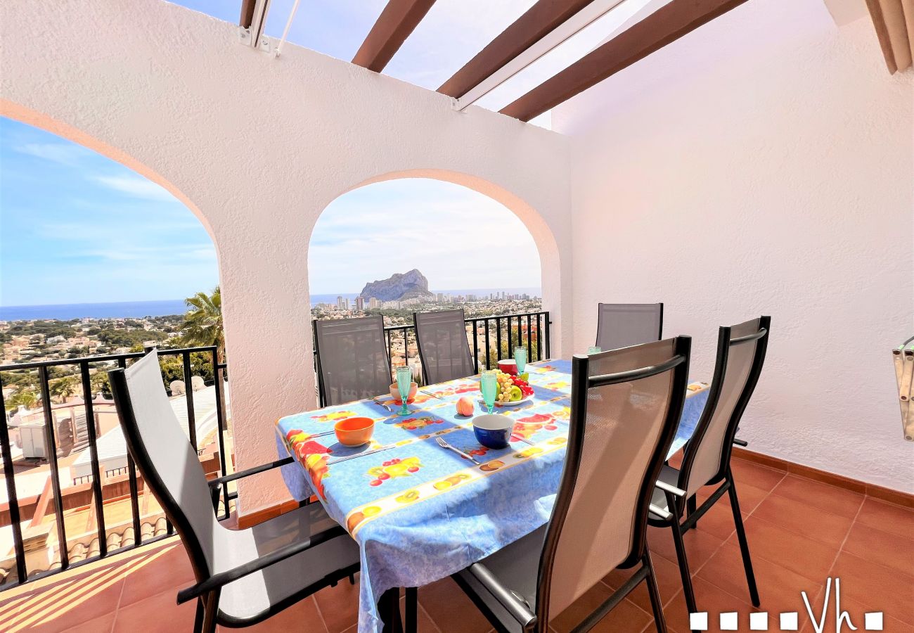 Ferienwohnung in Calpe / Calp - MALVARROSA - Spektakulärer Ferienwohnung mit Blick auf Calpe