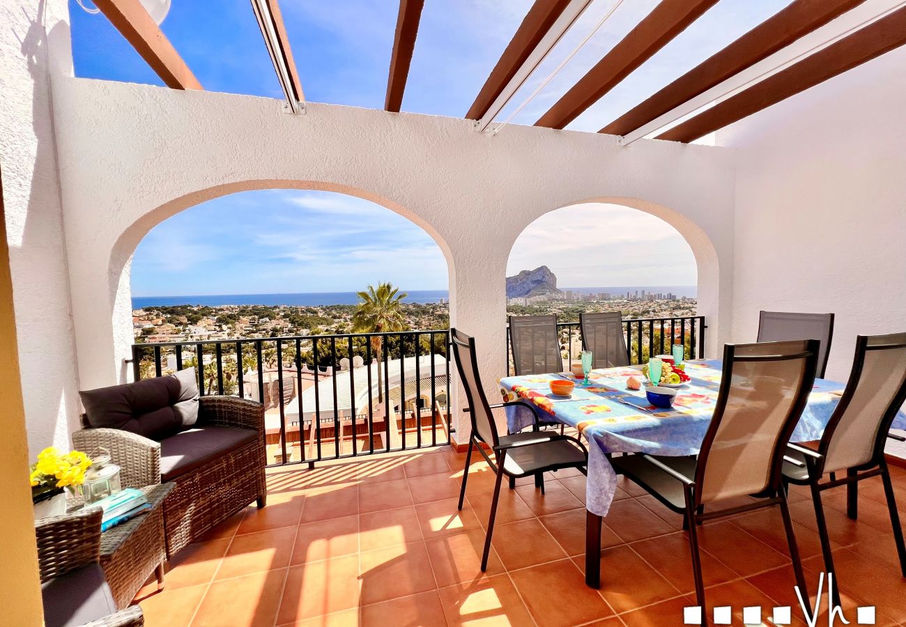 Ferienwohnung in Calpe / Calp - MALVARROSA - Spektakulärer Ferienwohnung mit Blick auf Calpe