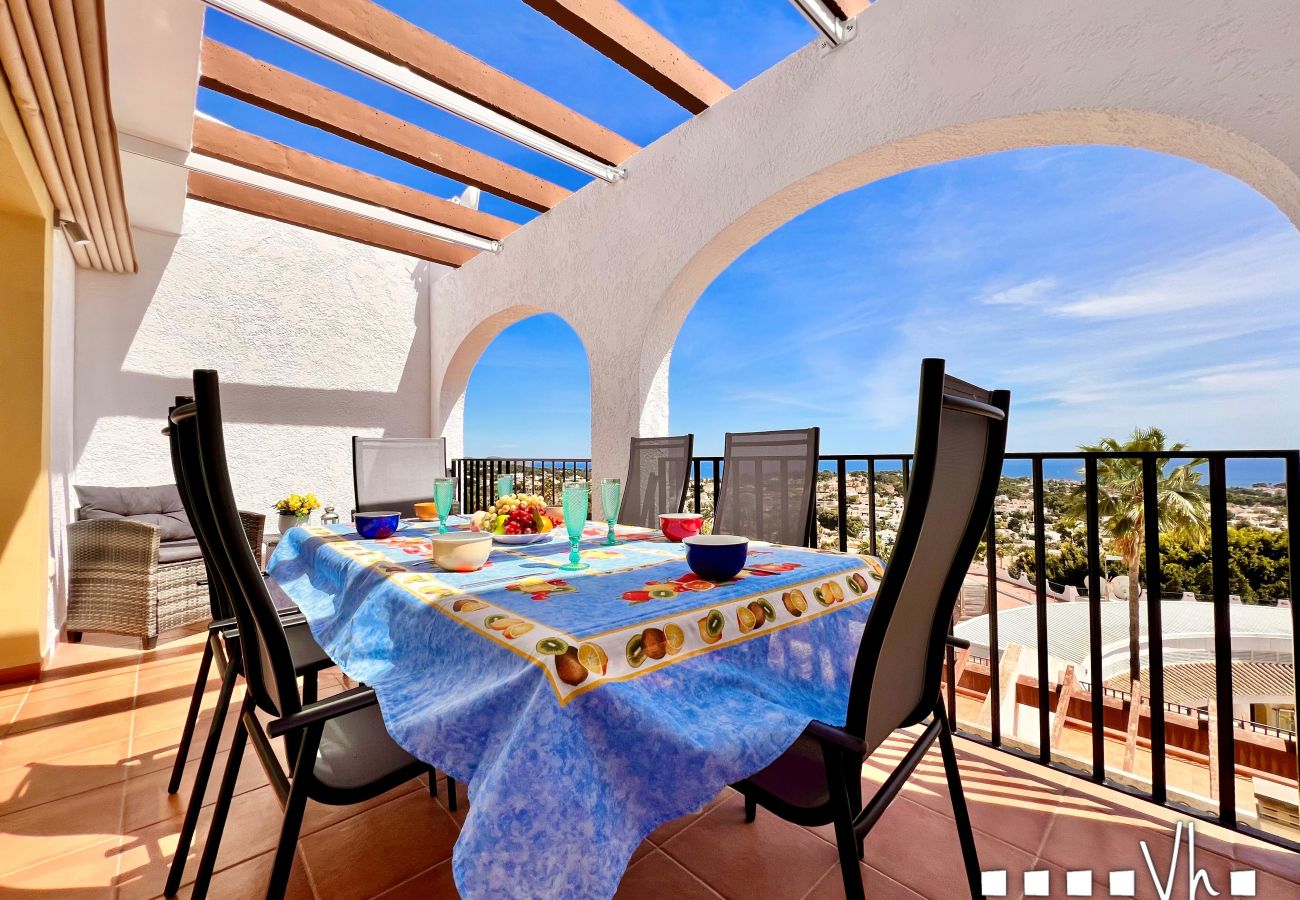 Ferienwohnung in Calpe / Calp - MALVARROSA - Spektakulärer Ferienwohnung mit Blick auf Calpe