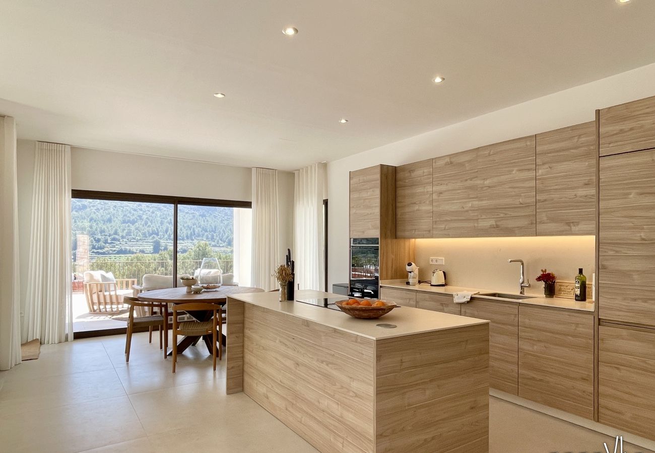 Villa in Pedreguer - Moderne Villa für 6 Personen mit privatem Pool und Bergblick  - LA OKSANA