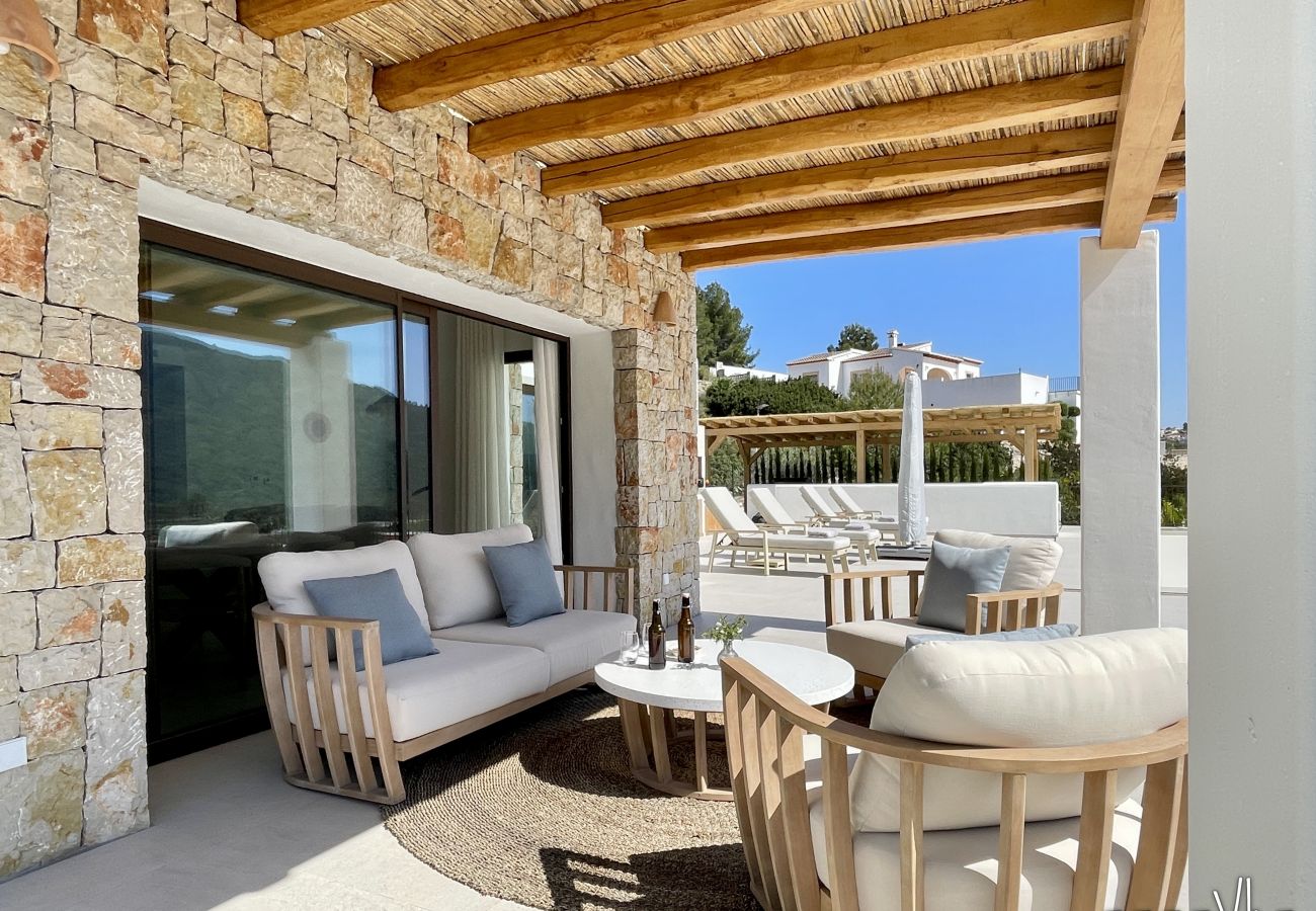 Villa in Pedreguer - Moderne Villa für 6 Personen mit privatem Pool und Bergblick  - LA OKSANA