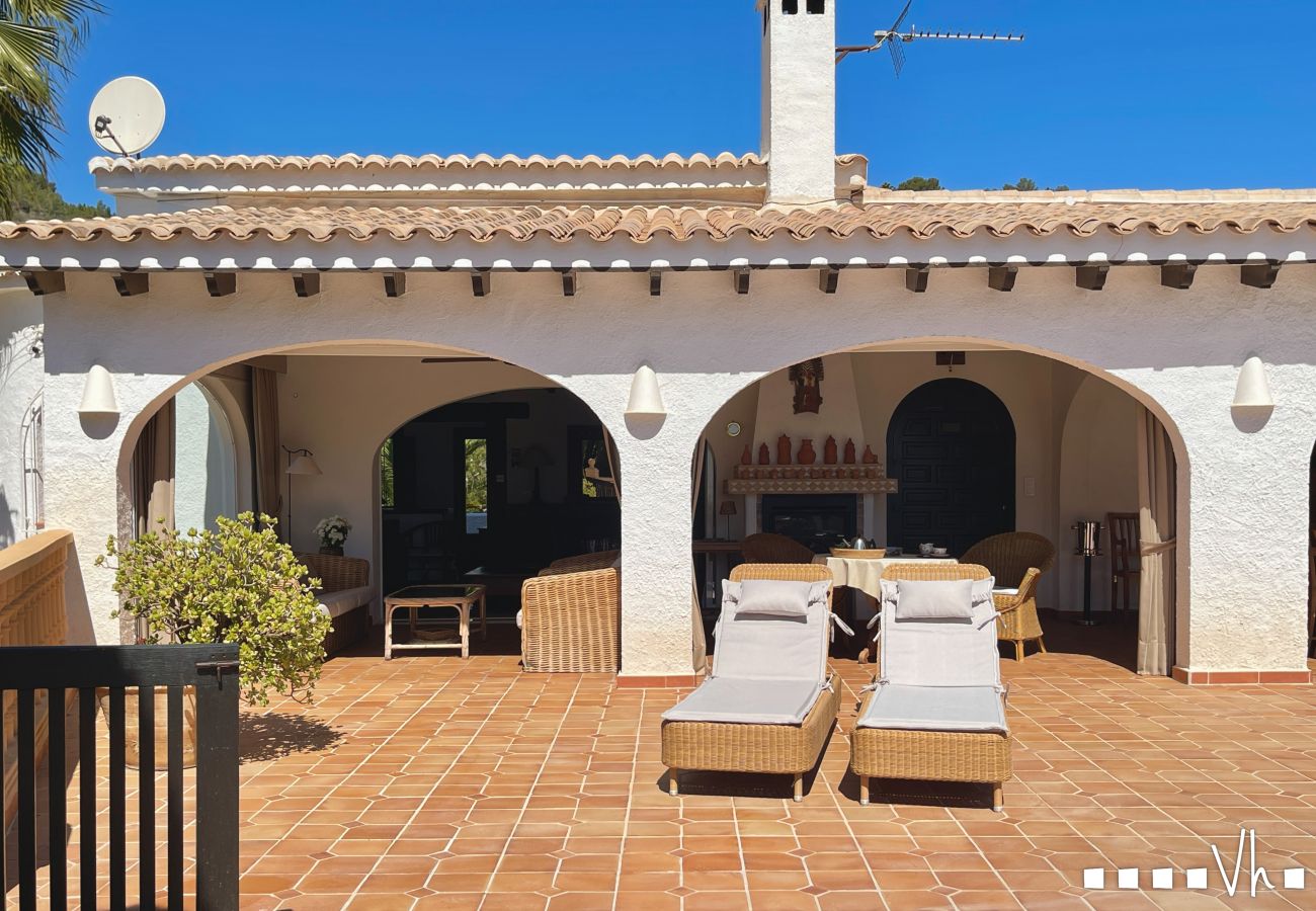 Villa in Benissa - Villa in Benissa mit privatem Pool für 8 Personen | Ferienhaus Costa Blanca - ALELUYA