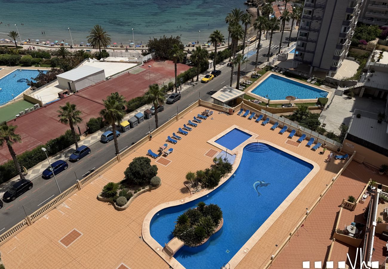 Ferienwohnung in Calpe / Calp - Apartment in erster Strandlinie in Calpe mit Meerblick und Pool - CLAUDIA