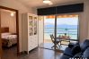 Ferienwohnung in Calpe - Apartment in erster Strandlinie in Calpe mit Meerblick und Pool - CLAUDIA