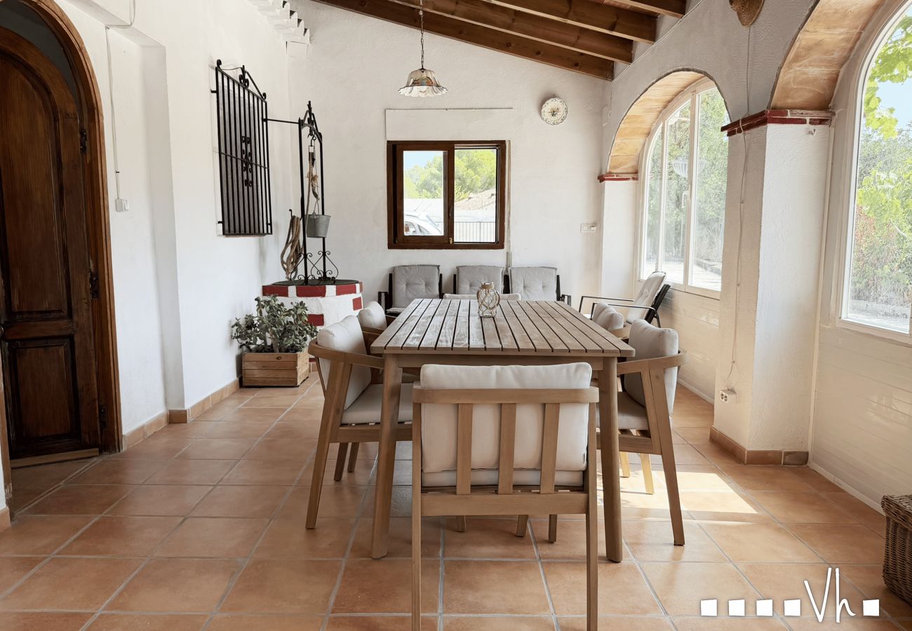 Villa in Benissa - CASA SARDÍ in Benissa für 6 Personen mit privatem Pool inmitten der Natur