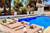 Villa in Moraira - Villa CARMEN in Moraira – Rustic style with private pool, 800 metres from El Portet Beach, 4 bedrooms, air conditioning and Wi-Fi