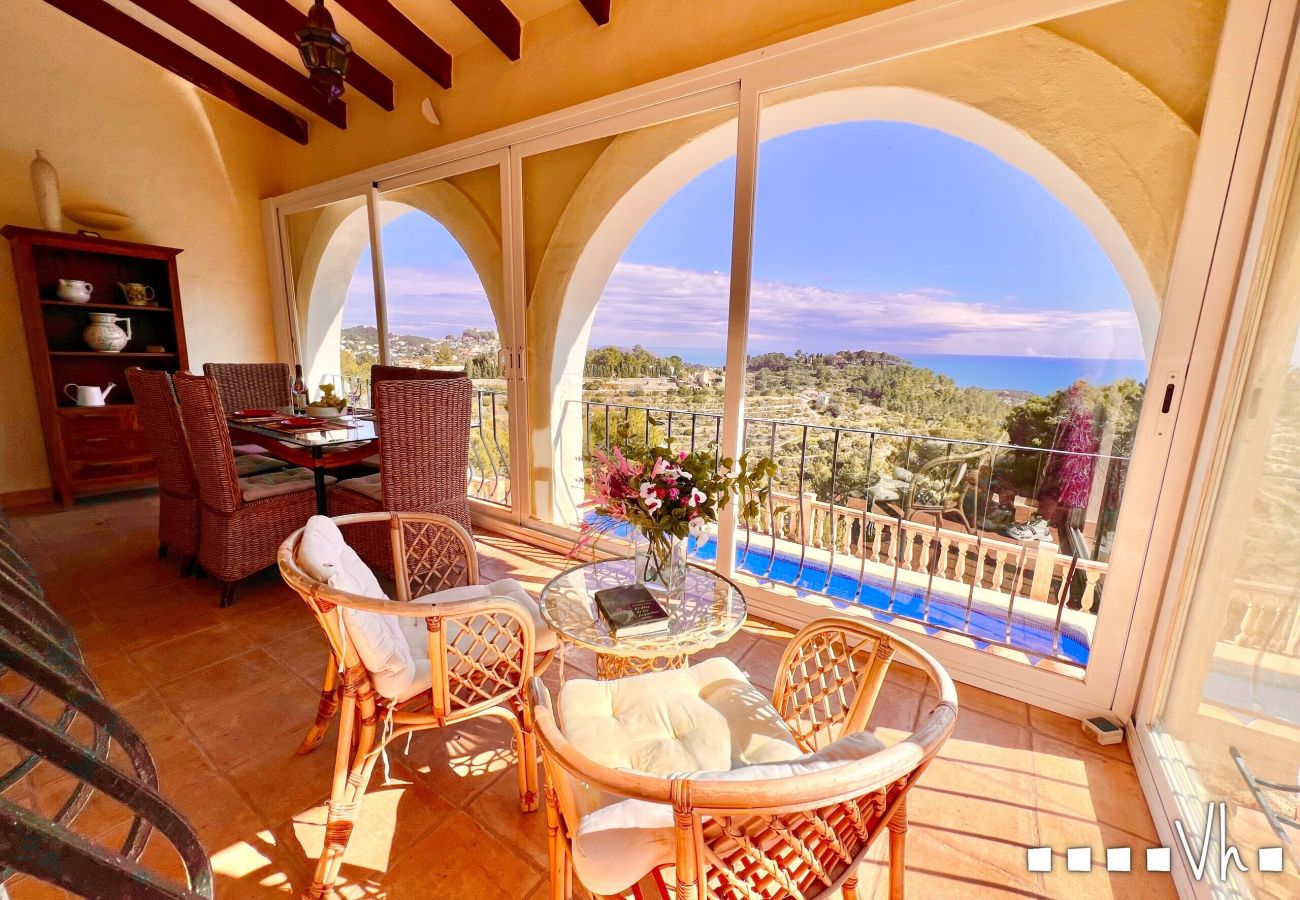 Villa in Benissa - EL HORIZONTE - Beautiful villa for 4 people with sea views in Benissa