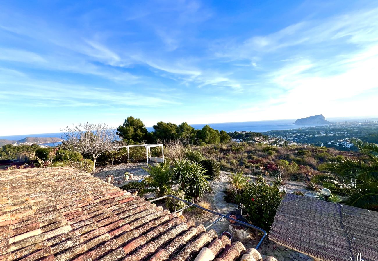 Villa in Moraira - TRES PALMERAS -Rustic villa with fantastic sea views 