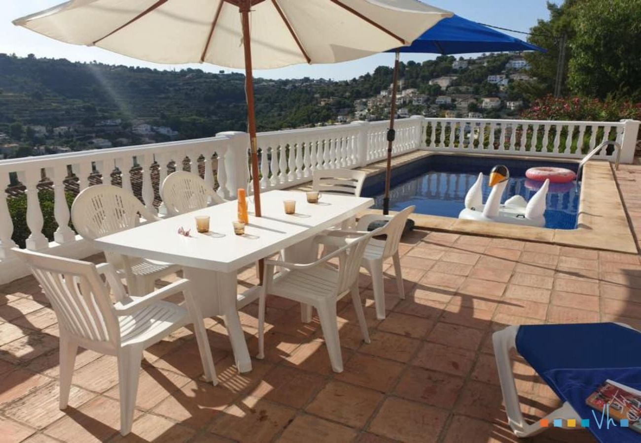 Villa à Benissa - RULLE - Villa pour 6 personnes avec des spectaculaires vues sur la mer 