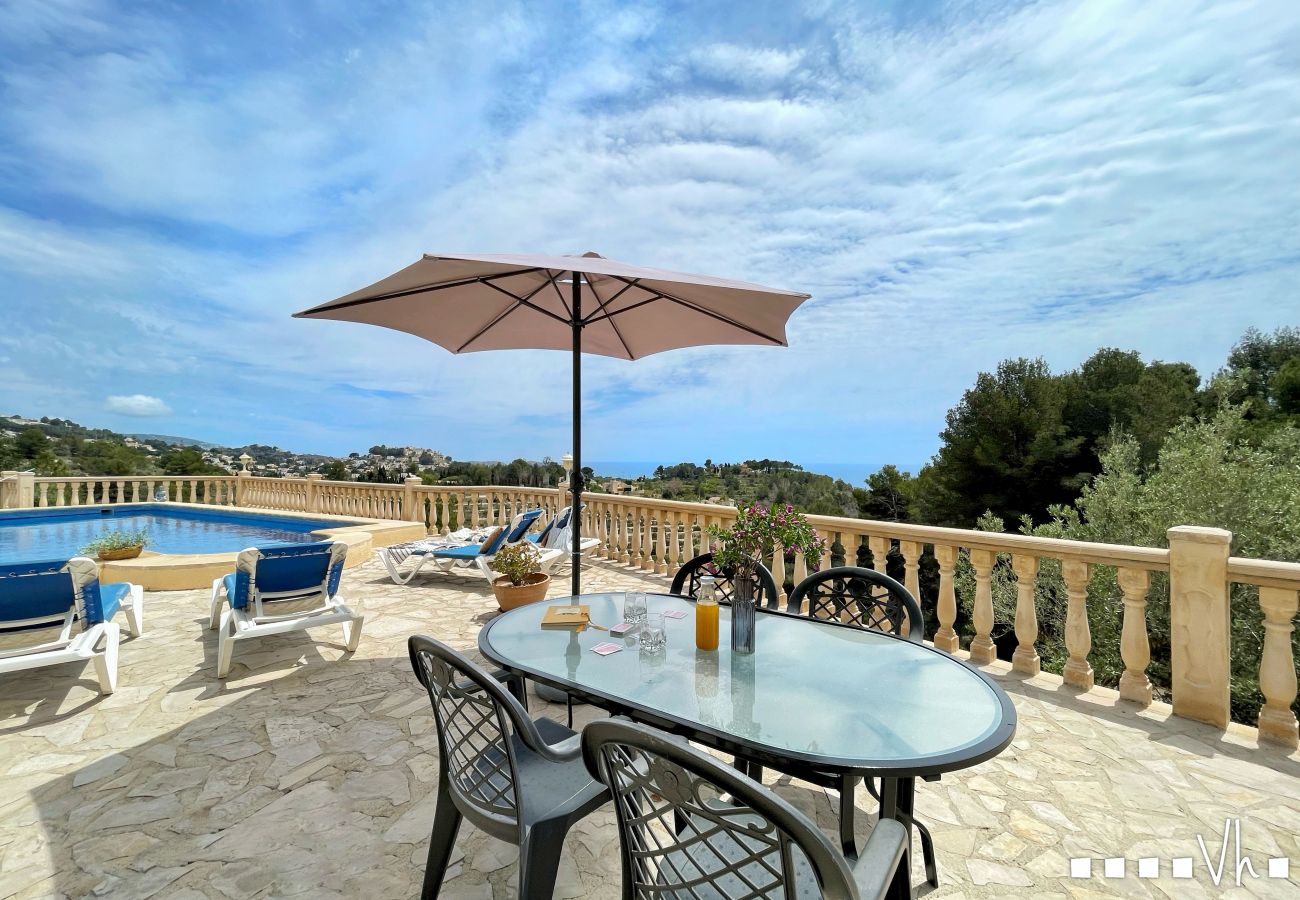 Villa à Benissa - EL HORIZONTE - Belle villa pour 4 personnes avec vue sur la mer à Benissa 