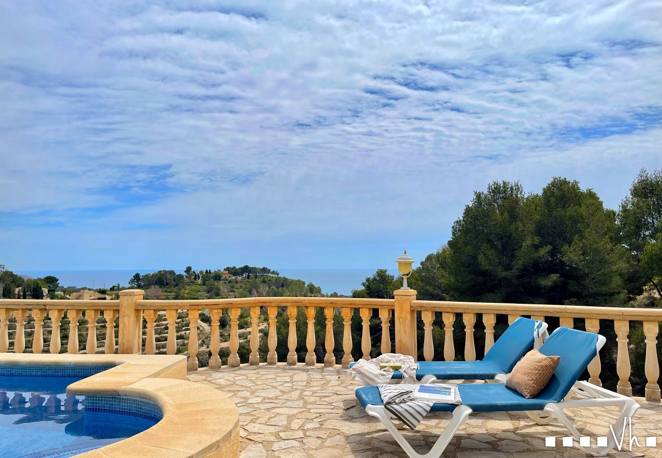 Villa à Benissa - EL HORIZONTE - Belle villa pour 4 personnes avec vue sur la mer à Benissa 