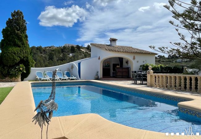 villa à Benissa - Villa rustique traditionnelle à Benissa pour 8 personnes avec piscine, barbecue et terrasse  - Casa Mora