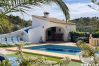 Villa à Benissa - CASA MORA à Benissa – villa rustique avec piscine privée, jardin et vue imprenable