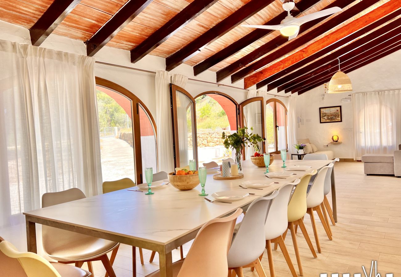 Gîte Rural à Benissa - MATIMI - Maison rurale confortable avec vue sur la mer et les montagnes