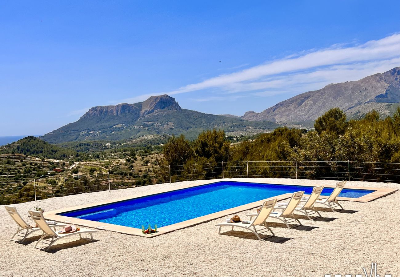 Gîte Rural à Benissa - MATIMI - Maison rurale confortable avec vue sur la mer et les montagnes