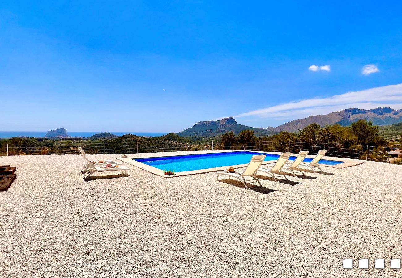 Gîte Rural à Benissa - MATIMI - Maison rurale confortable avec vue sur la mer et les montagnes