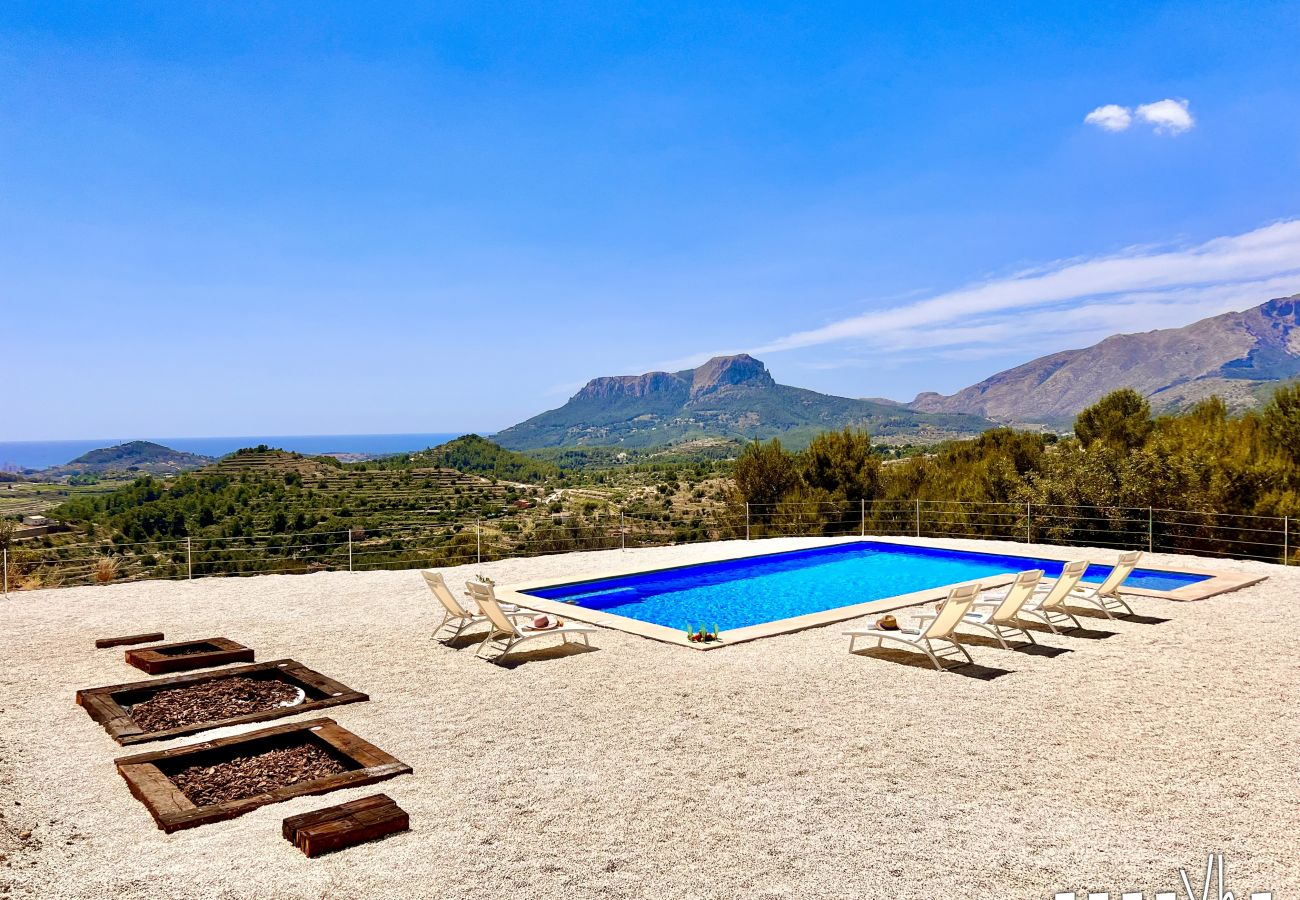 Gîte Rural à Benissa - MATIMI - Maison rurale confortable avec vue sur la mer et les montagnes