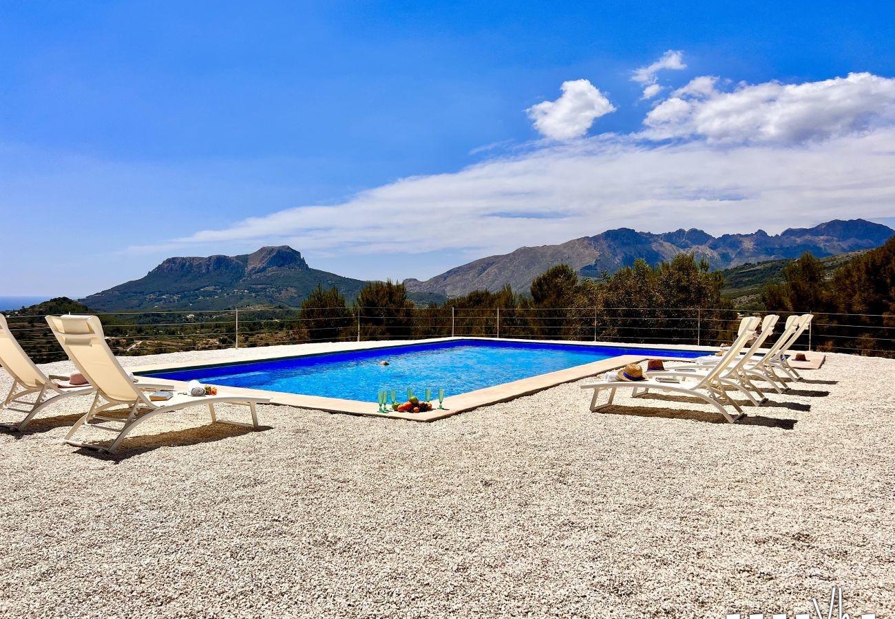 Gîte Rural à Benissa - MATIMI - Maison rurale confortable avec vue sur la mer et les montagnes