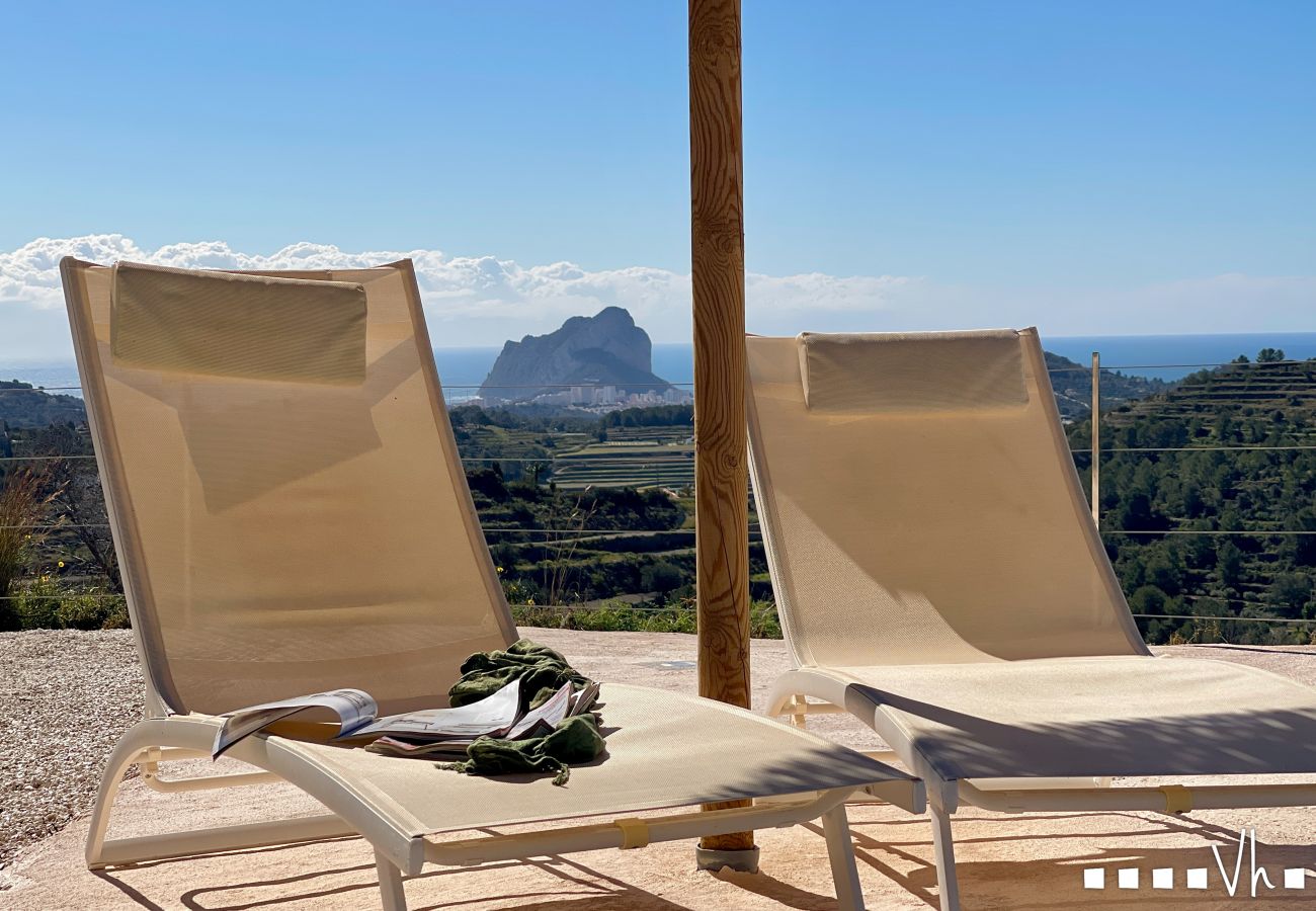 Gîte Rural à Benissa - Villa MATIMI à Benissa – Maison rurale avec piscine, terrasse avec vue, chargeur pour voitures électriques et environnement calme