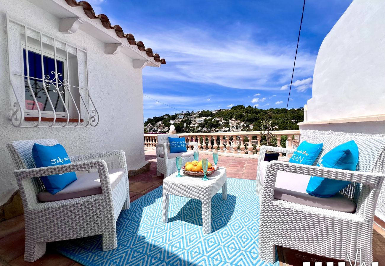Villa à Benissa - LA JOYA - Villa confortable pour 6 personnes avec vue et piscine privée 