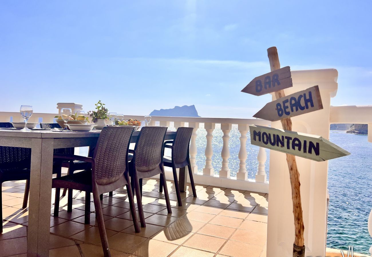 Villa in Benissa - MARINA BALADRAR - Villa in eerste lijn met directe toegang tot de Cala Baladrar, Benissa 