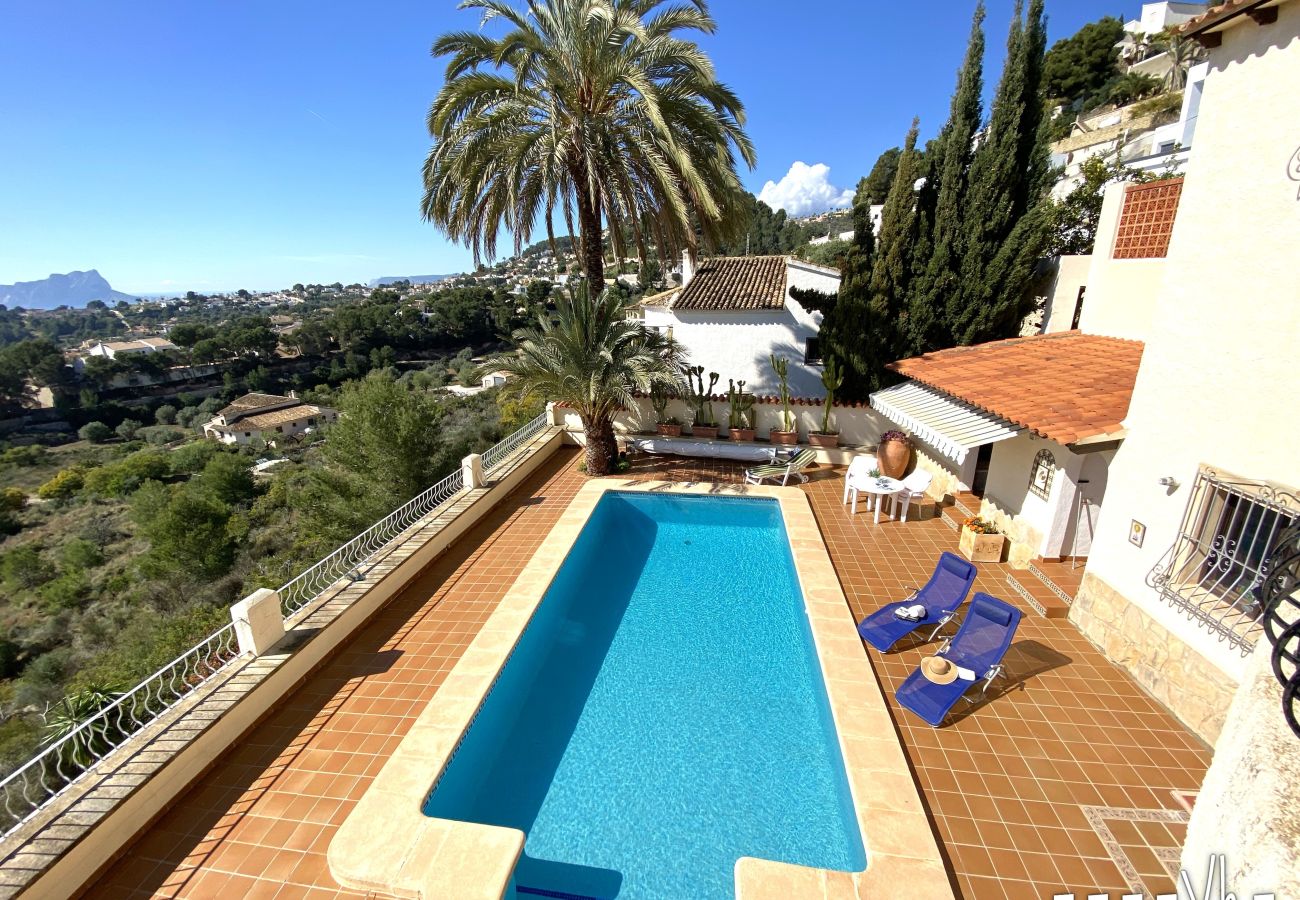 Villa in Moraira - BELLAMAR- Villa with marvellous sea views in Moraira