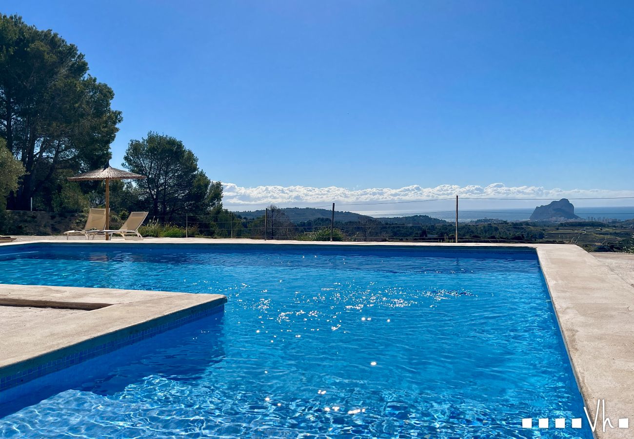 Cottage in Benissa - Villa MATIMI in Benissa – Landhuis met zwembad, terras met uitzicht, oplader voor elektrische auto's en rustige omgeving
