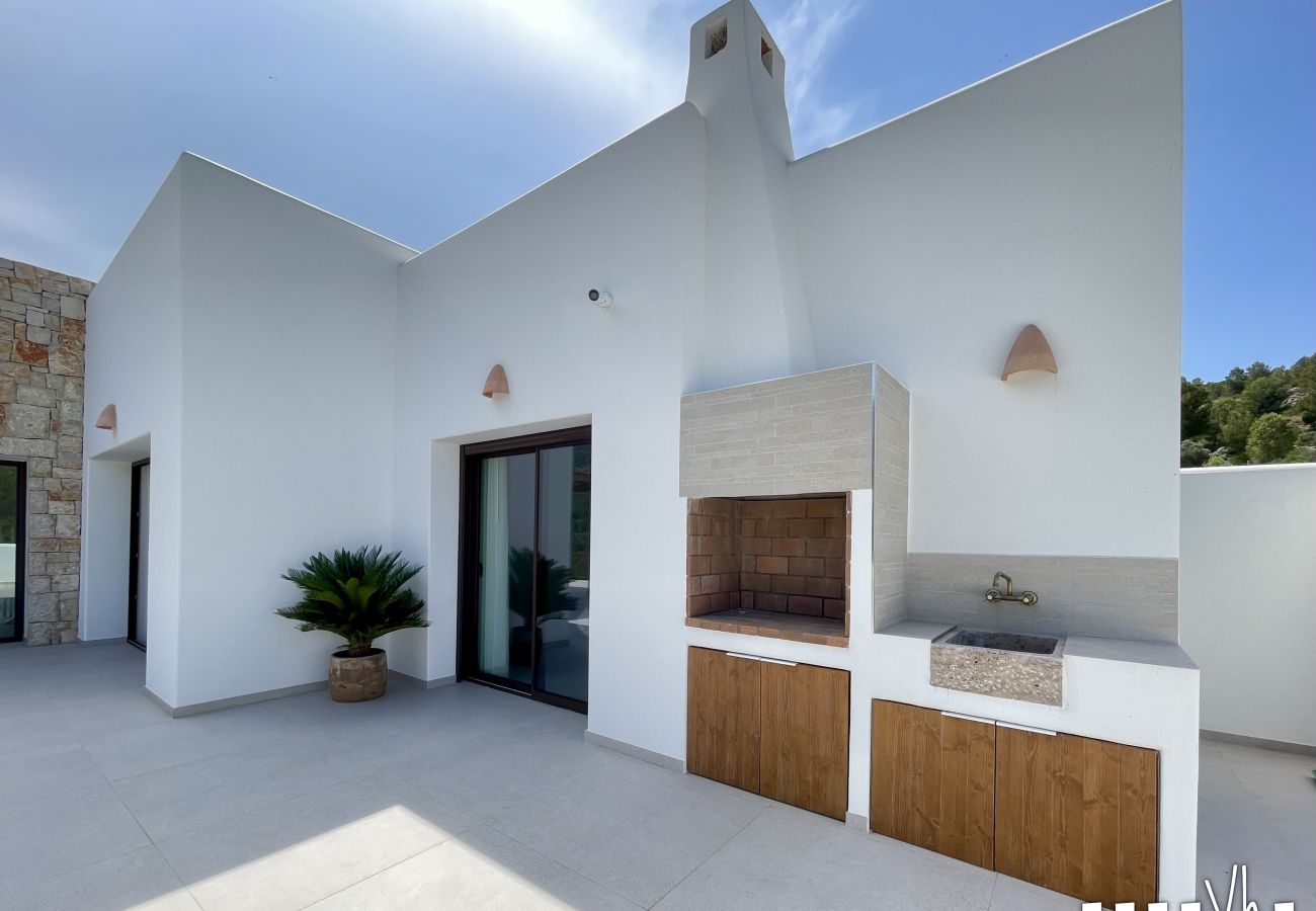 Villa in Pedreguer - Moderne villa voor 6 personen met privézwembad en uitzicht op de bergen  - LA OKSANA