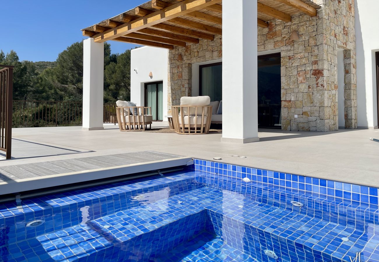 Villa in Pedreguer - Moderne villa voor 6 personen met privézwembad en uitzicht op de bergen  - LA OKSANA