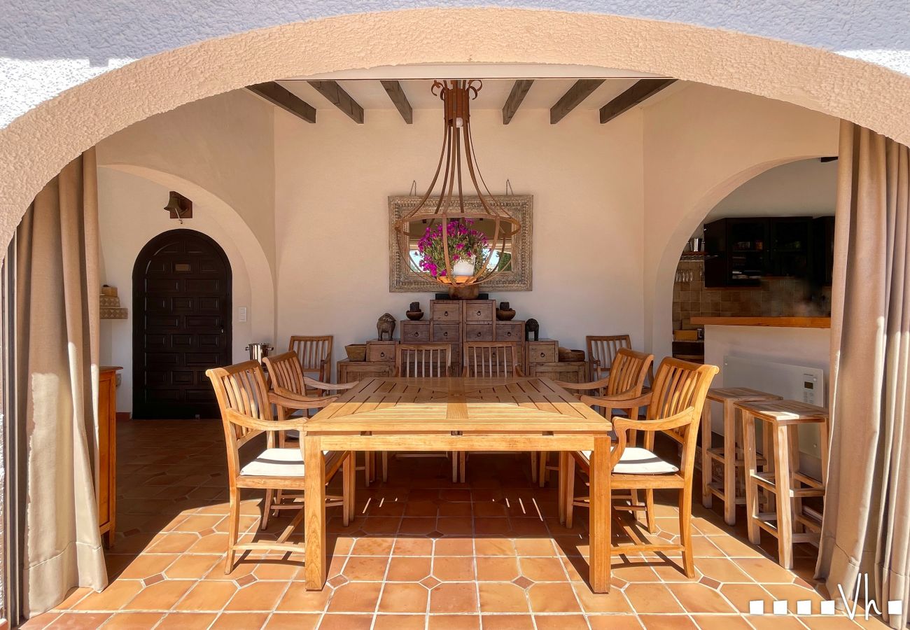 Villa in Benissa - Villa in Benissa met privézwembad voor 8 personen | vakantiewoning Costa Blanca - ALELUYA